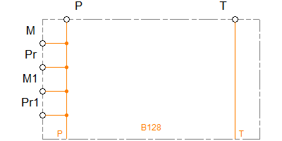 Modular element PU5-B128
